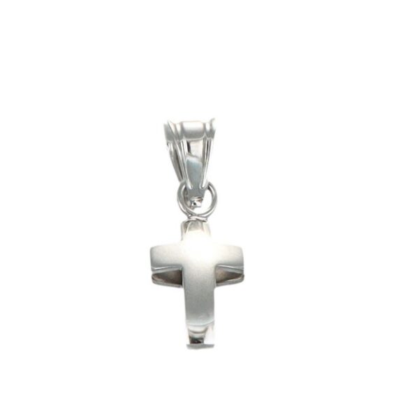 Luca Barra charm in argento 925 bicolore opaco e lucido con motivo intagliato