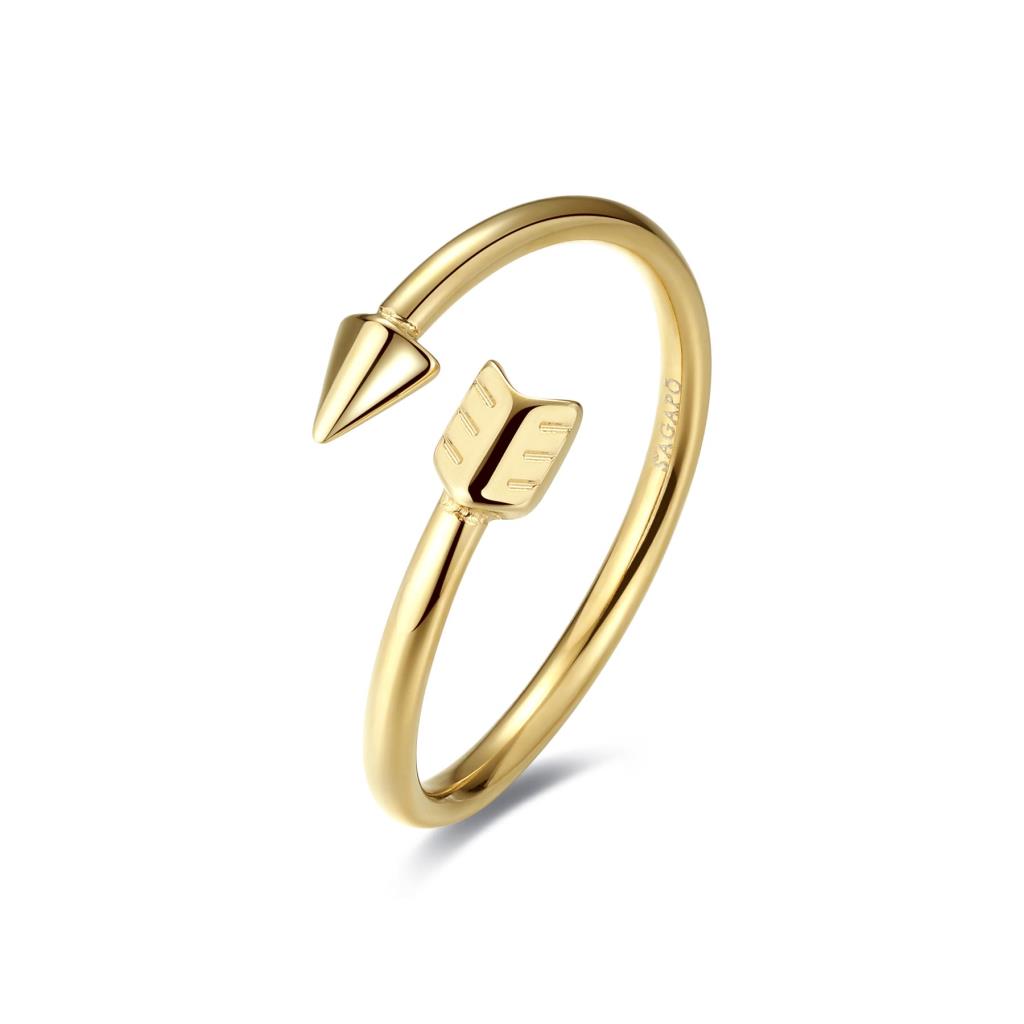 Sagapò Anello click freccia pvd oro - Image 3