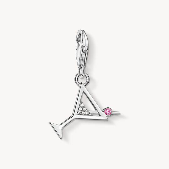 Haribo Ciondolo charm bicchiere cocktail in argento