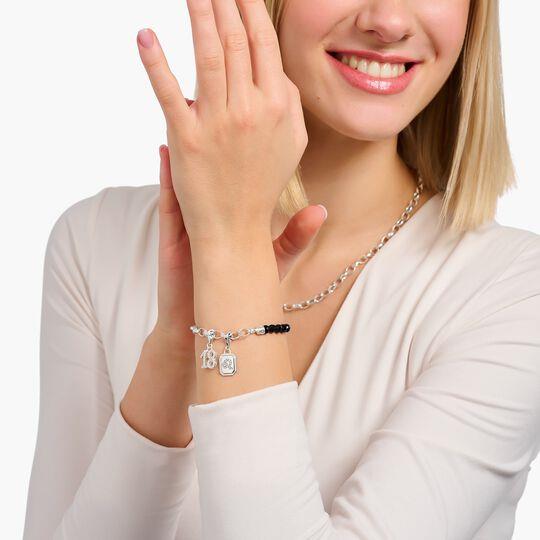 Haribo Ciondolo charm segno zodiacale cancro in argento con zirconi bianchi - Image 3