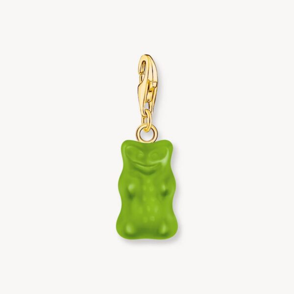 Haribo Ciondolo charm orsetto verde in argento
