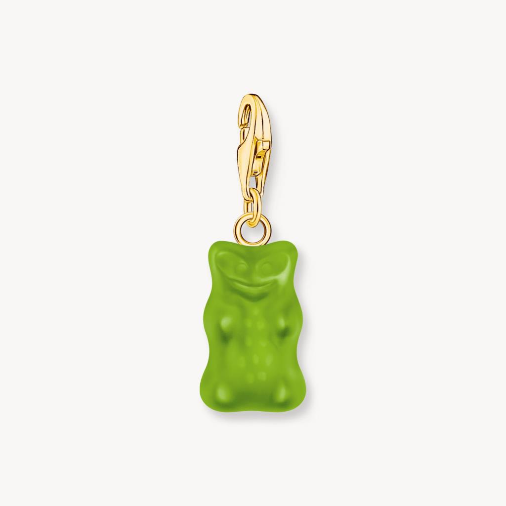 Haribo Ciondolo charm orsetto verde in argento