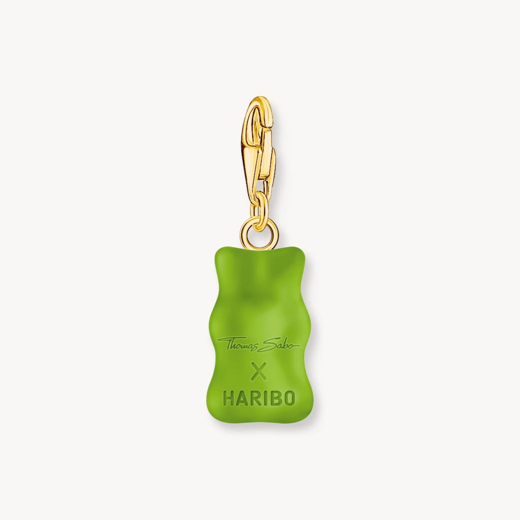 Haribo Ciondolo charm orsetto verde in argento - Image 2