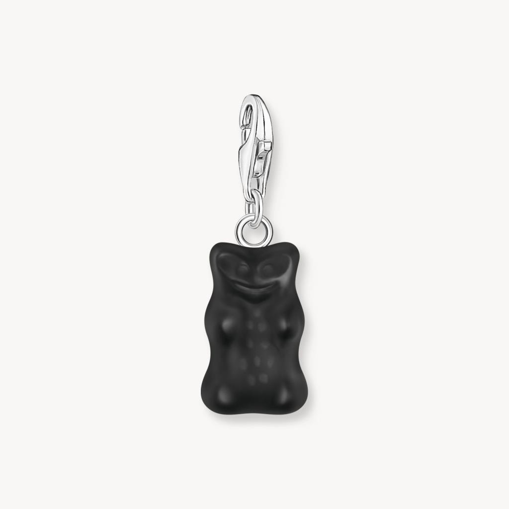 Haribo Ciondolo charm orsetto nero in argento
