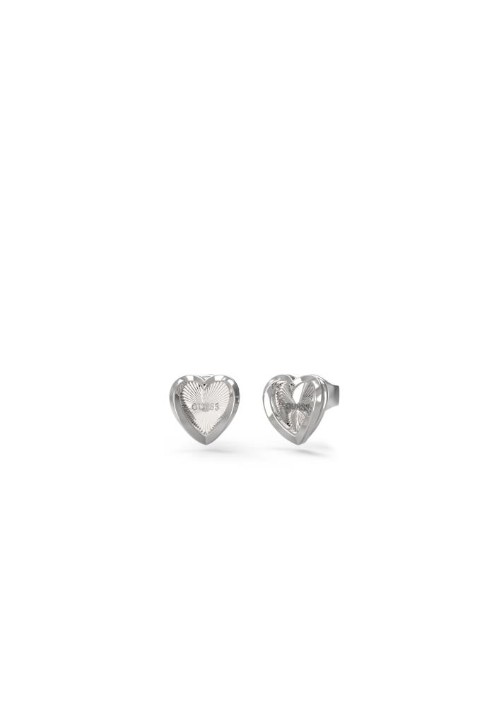 Guess Orecchini acciaio lobo cuore