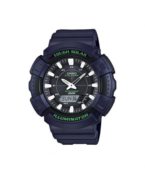 Orologio casio con cinturino in gomma blu