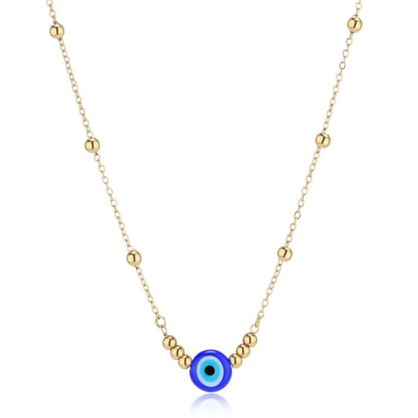 Sagapò Collana catena con occhio di nazar azzurro