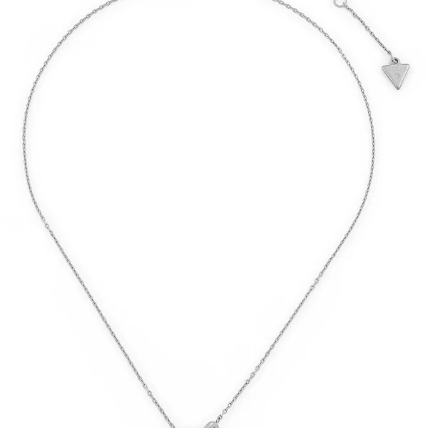 Guess Collana cuore con zirconi bianchi