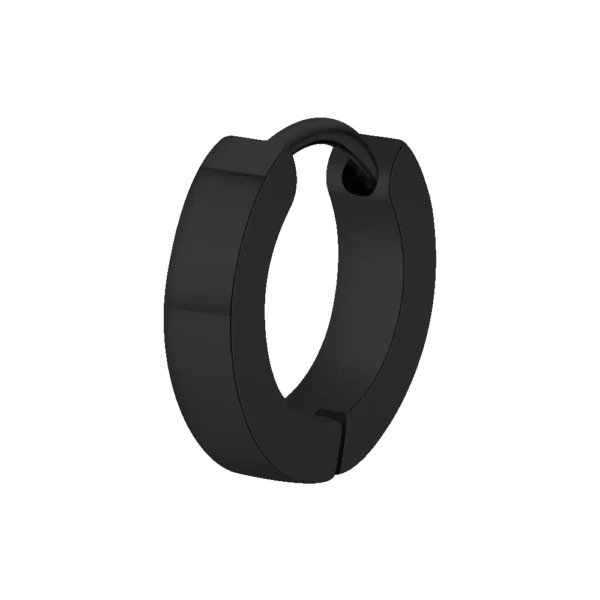 Luca Barra Orecchini a cerchio neri