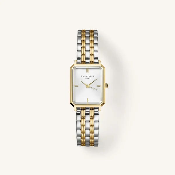 Rosefield Orologio ottagonale a placcatura in oro