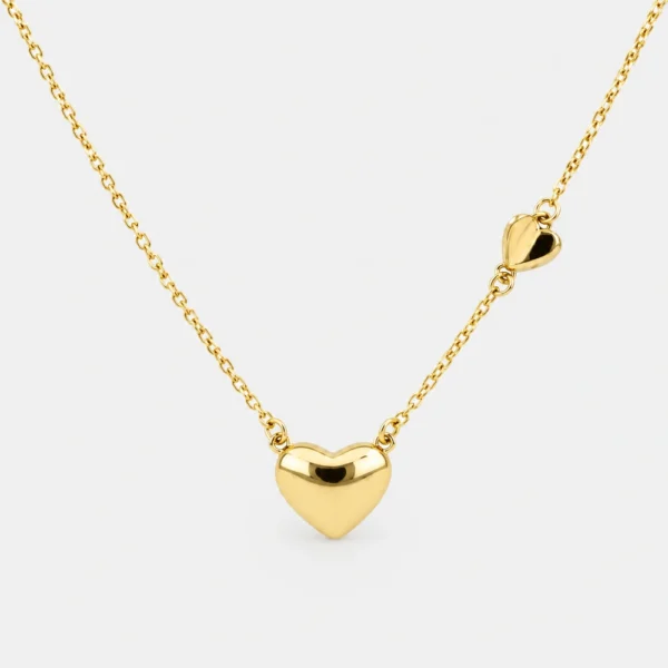Cuori Milano Collana catena in argento  con cuore centrale