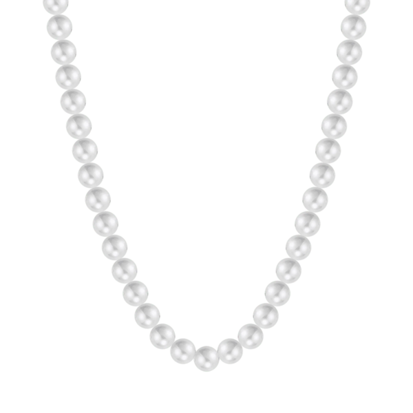 Luca Barra Collana con perle bianche