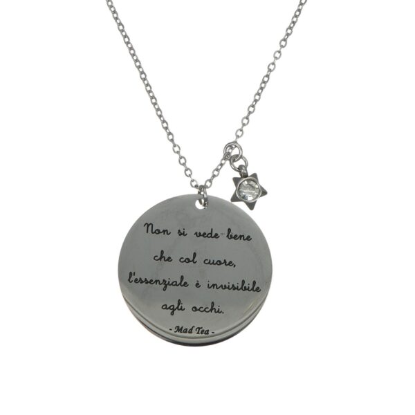 Mad Tea Collana catena con zirconi